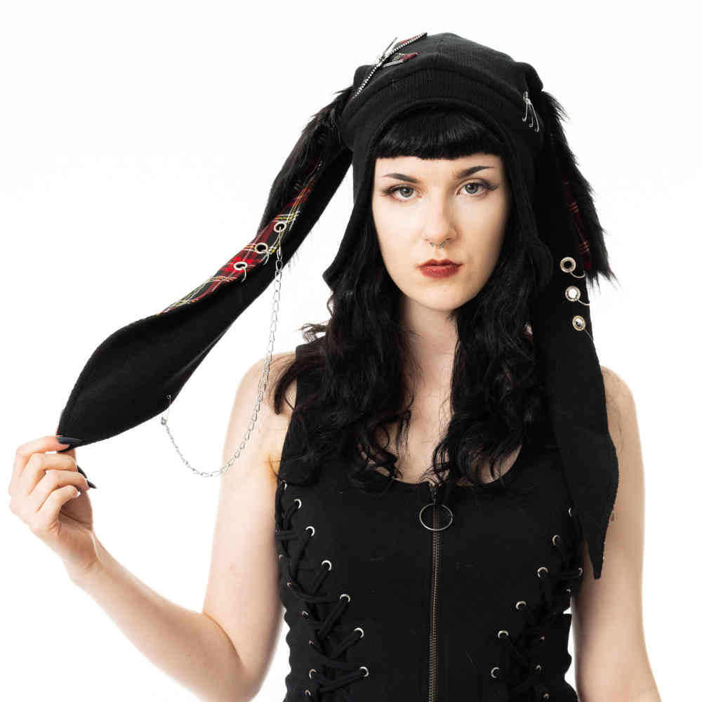 Cupcake Cult - Bonnie Chapeau d'hiver - Noir/Noir
